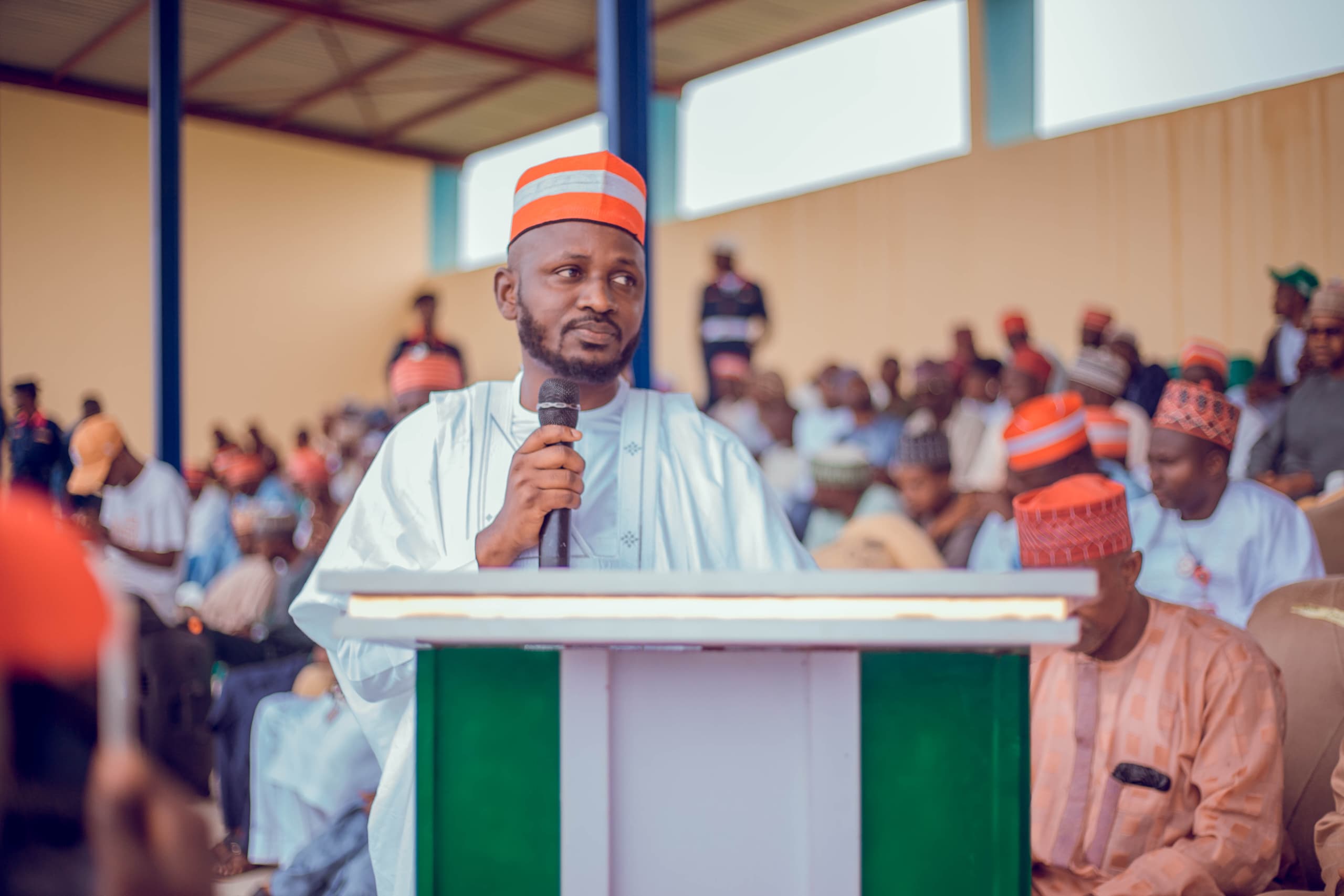 Rano Local Government Secretary, Dr. Ismail Yusuf Musa speaking at the event 